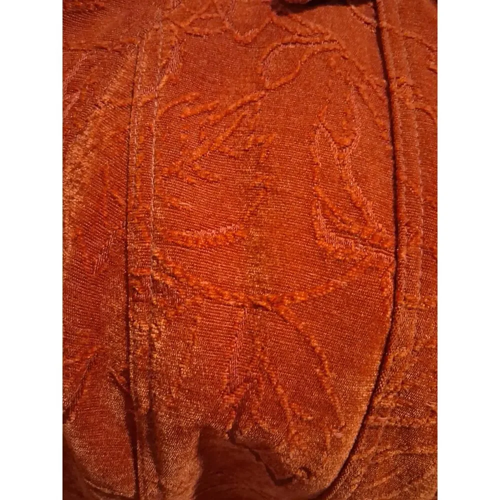 Vintage Conrad‎ C Classy Women's size 18 Velvet Burnout Sophisticated Zip Jacket